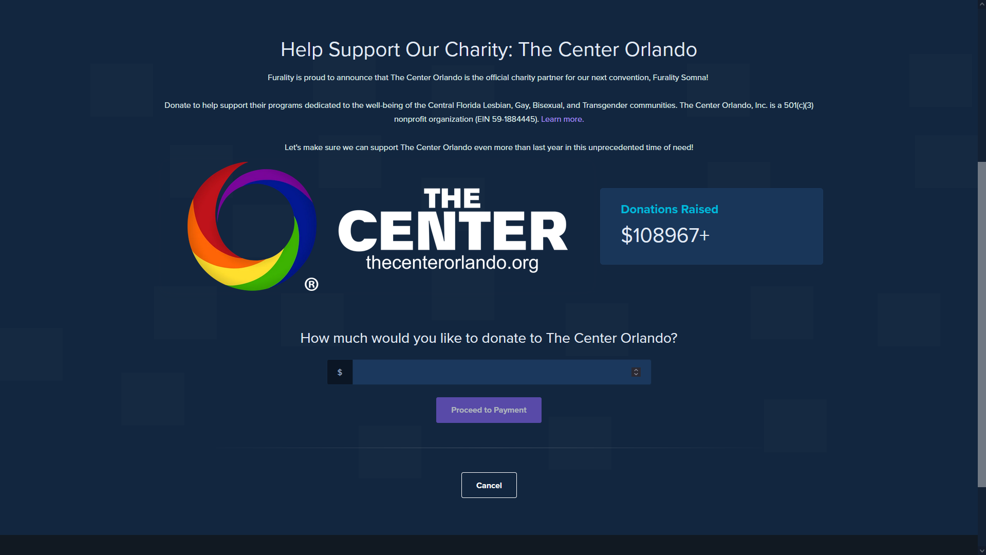 Click to Donate to The Center Orlando Here!